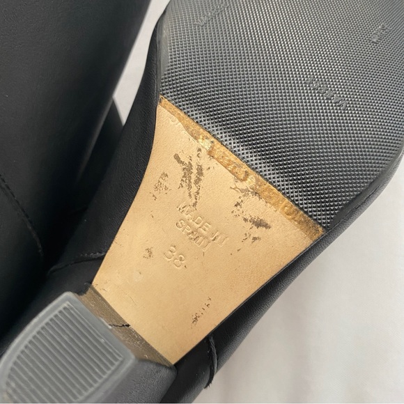 Saks Fifth Avenue Slouchy Leather Boots - Picture 7 of 8